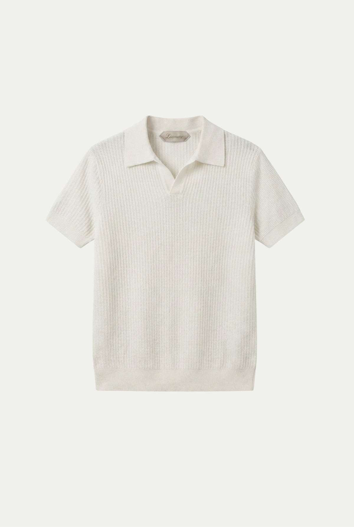 Ravello Knit Polo Cream