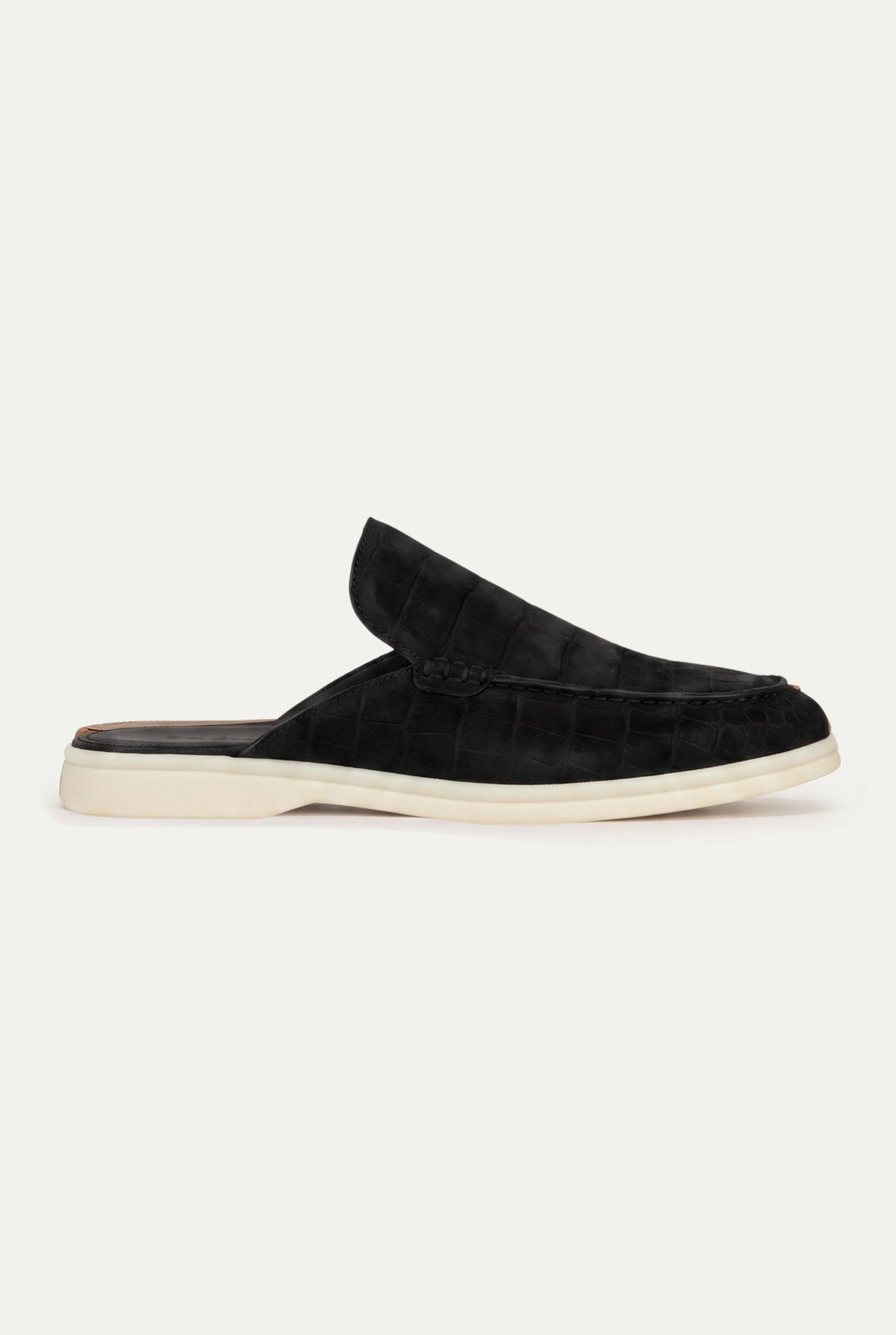 Black Crocodile Yacht Mule