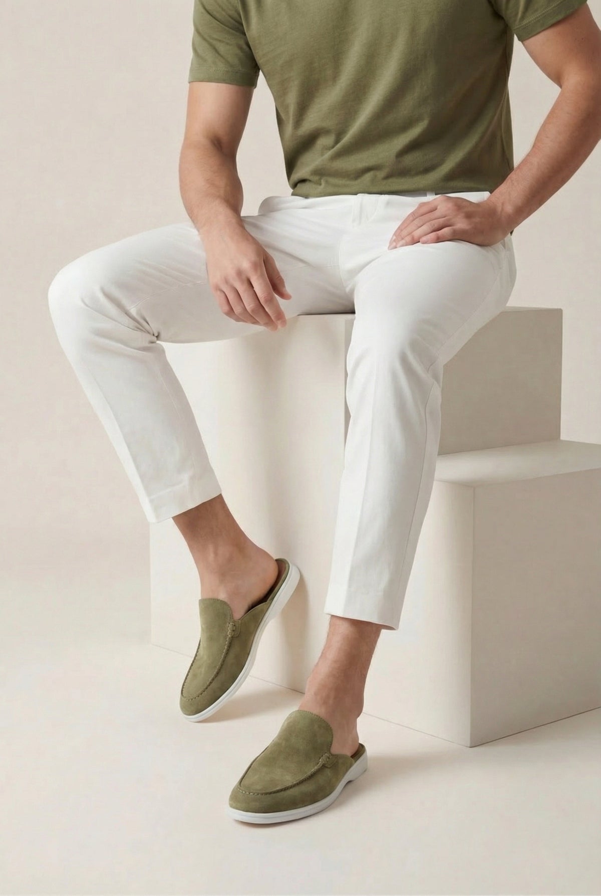 Olive Yacht Mule