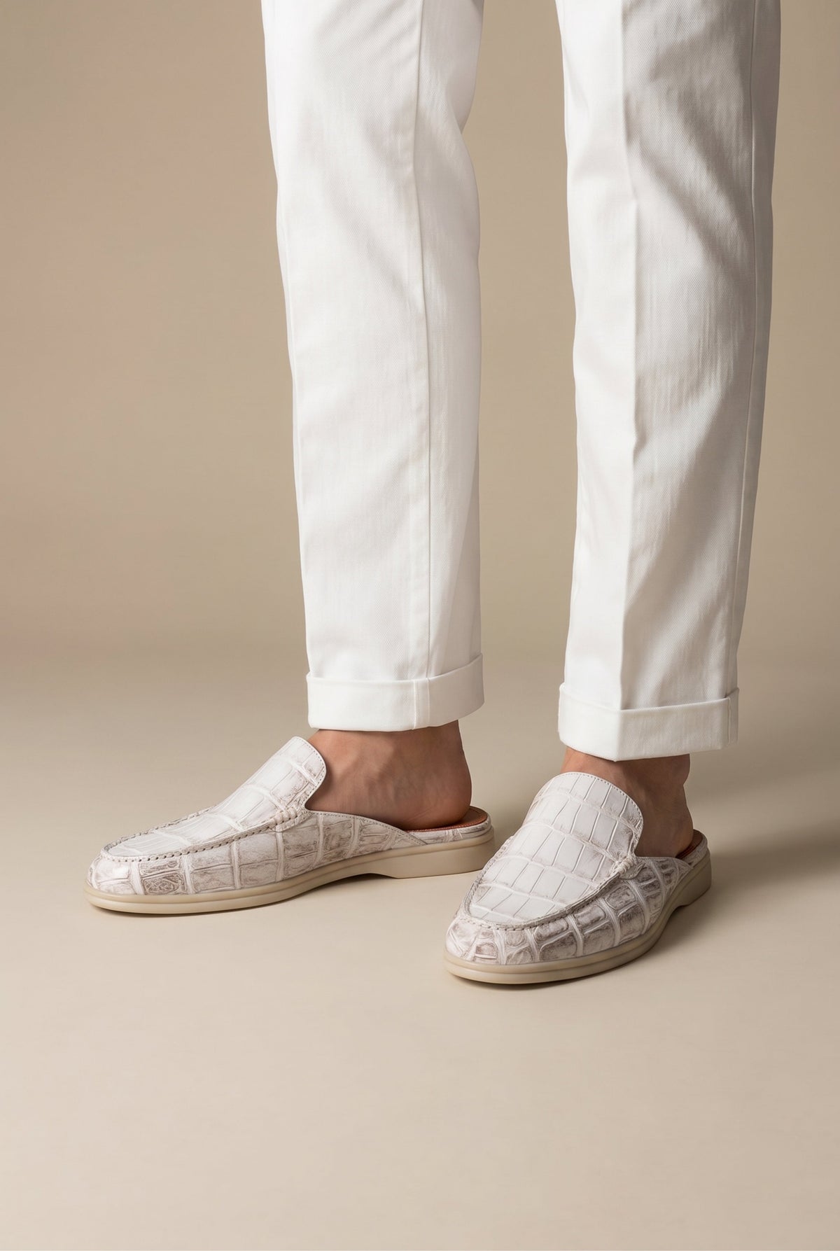 White Crocodile Yacht Mule