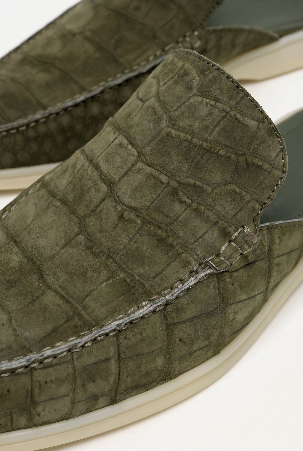 Olive Crocodile Yacht Mule