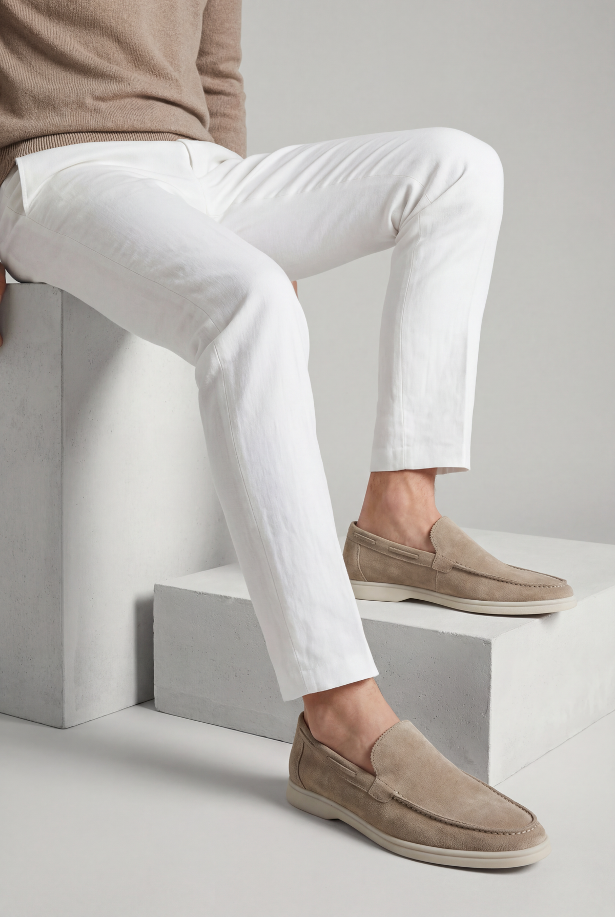 Light Grey Yacht Loafer