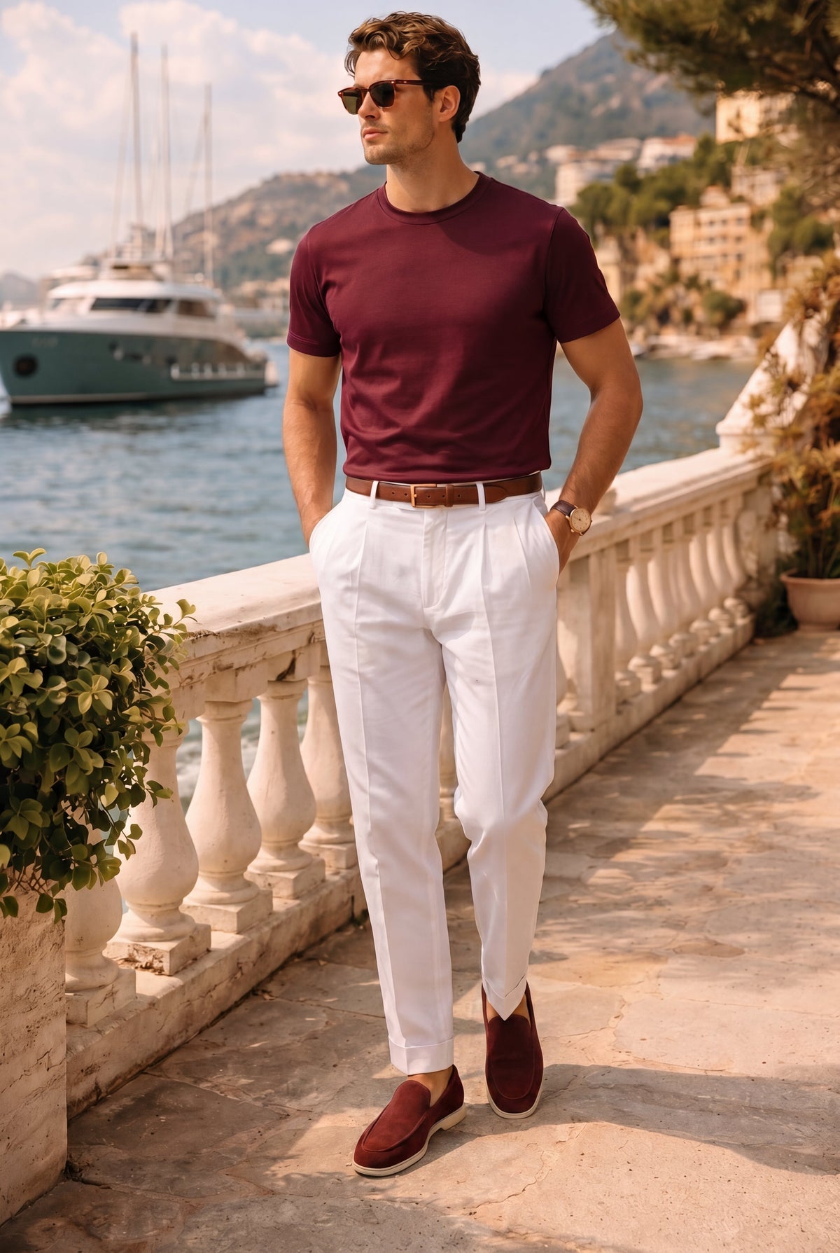 Burgundy Yacht Loafer