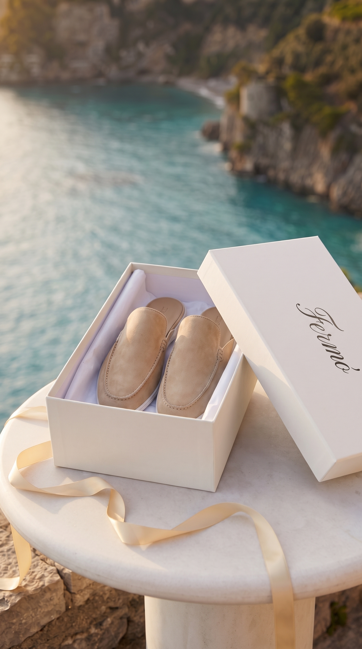 Beige Yacht Mule