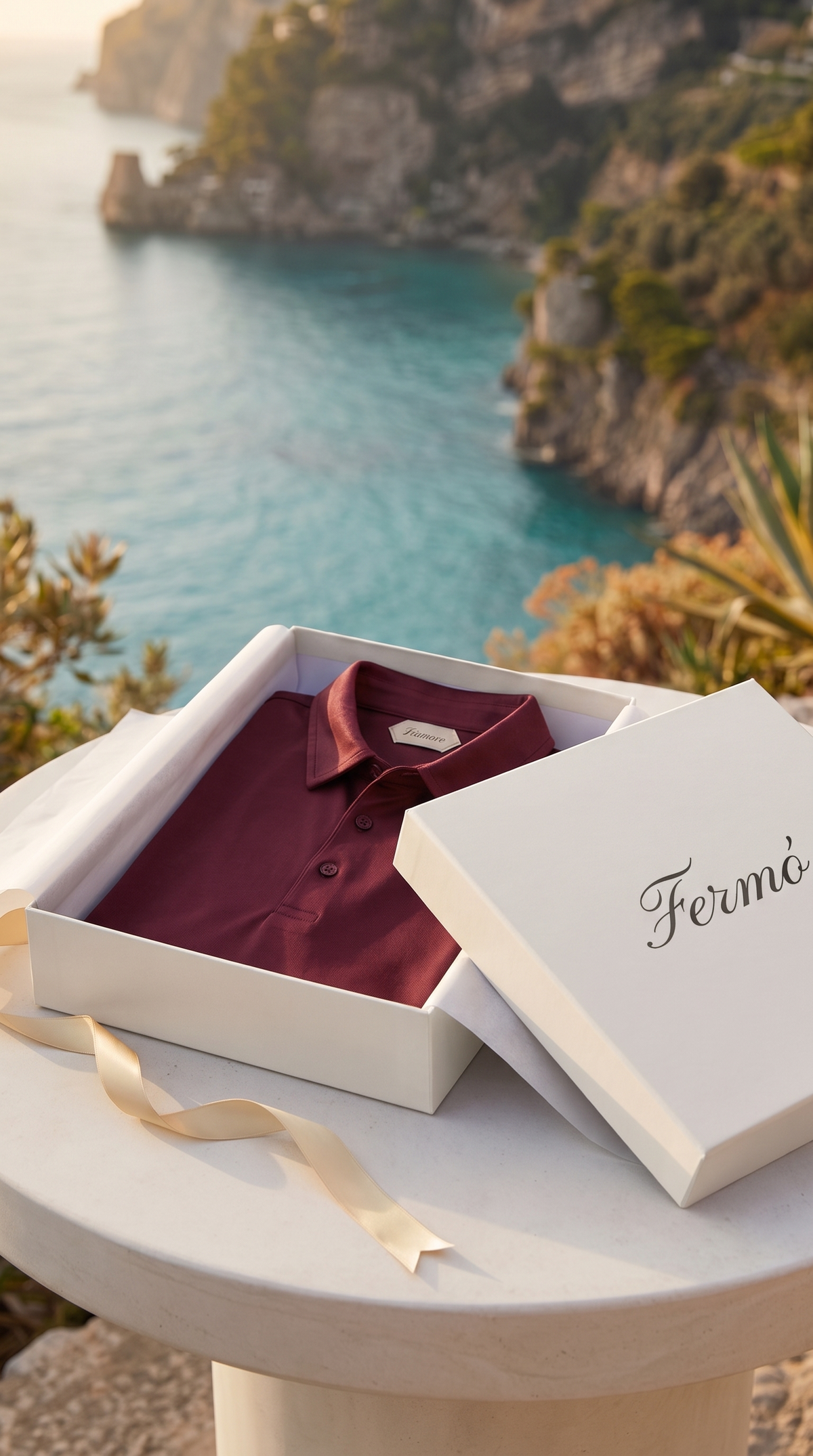Portofino Polo Burgundy
