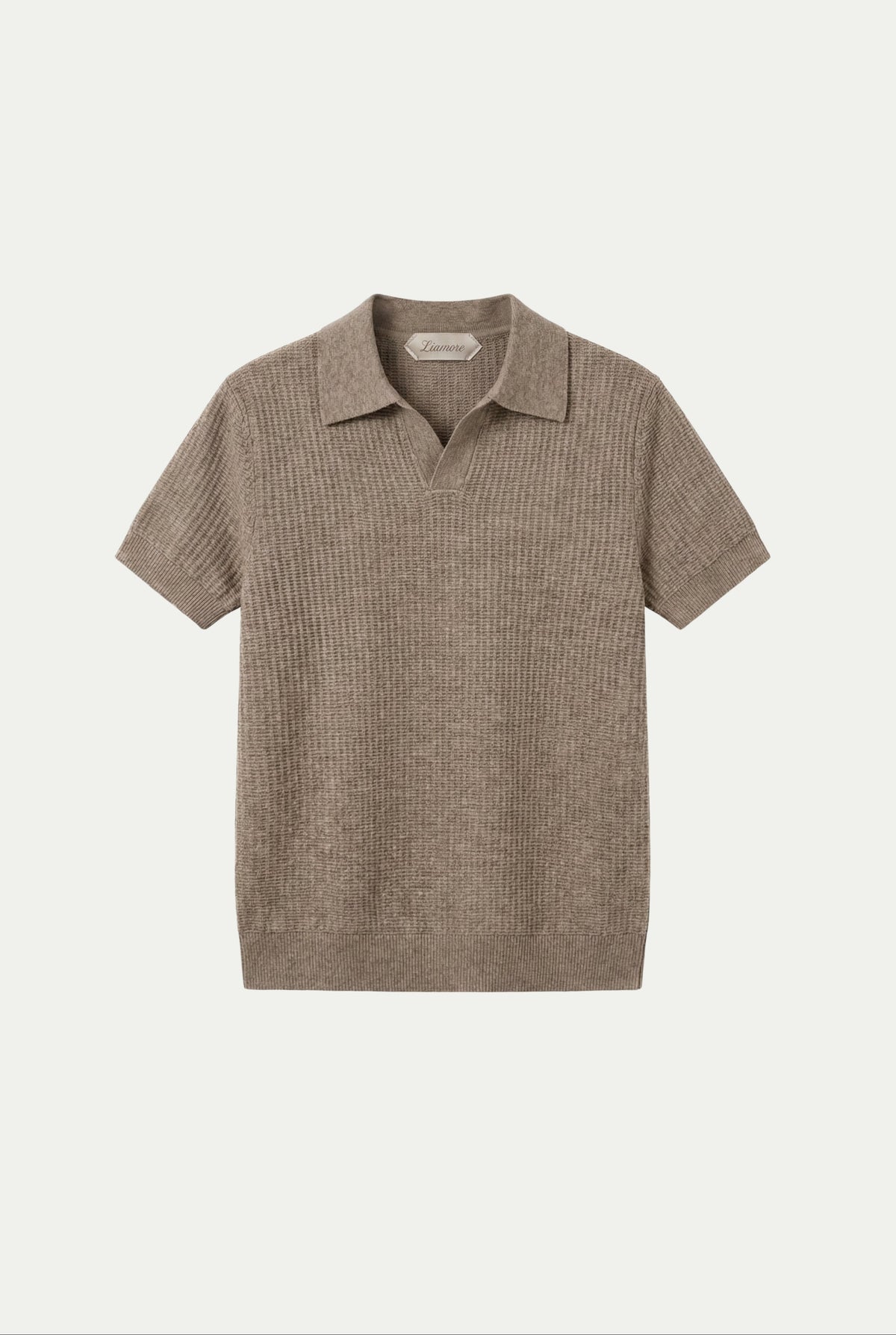 Ravello Knit Polo Taupe