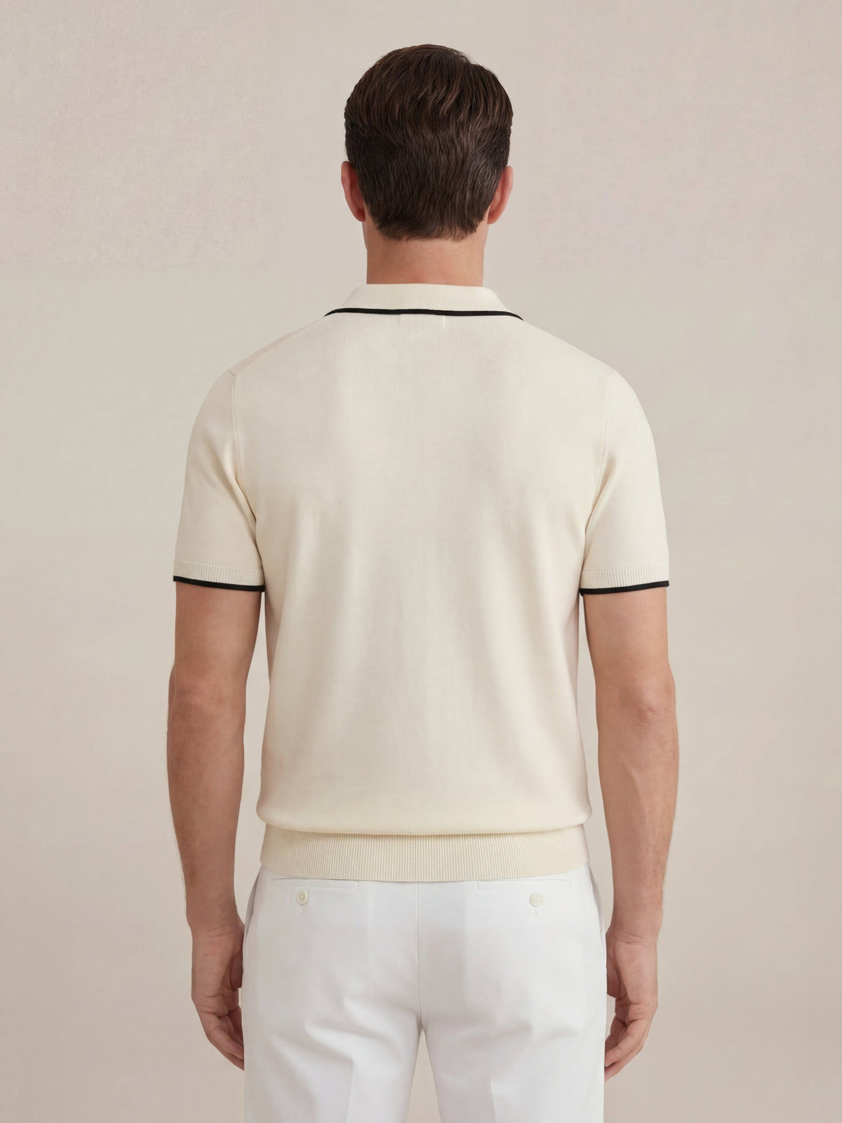 Paraggi Knit Polo Beige