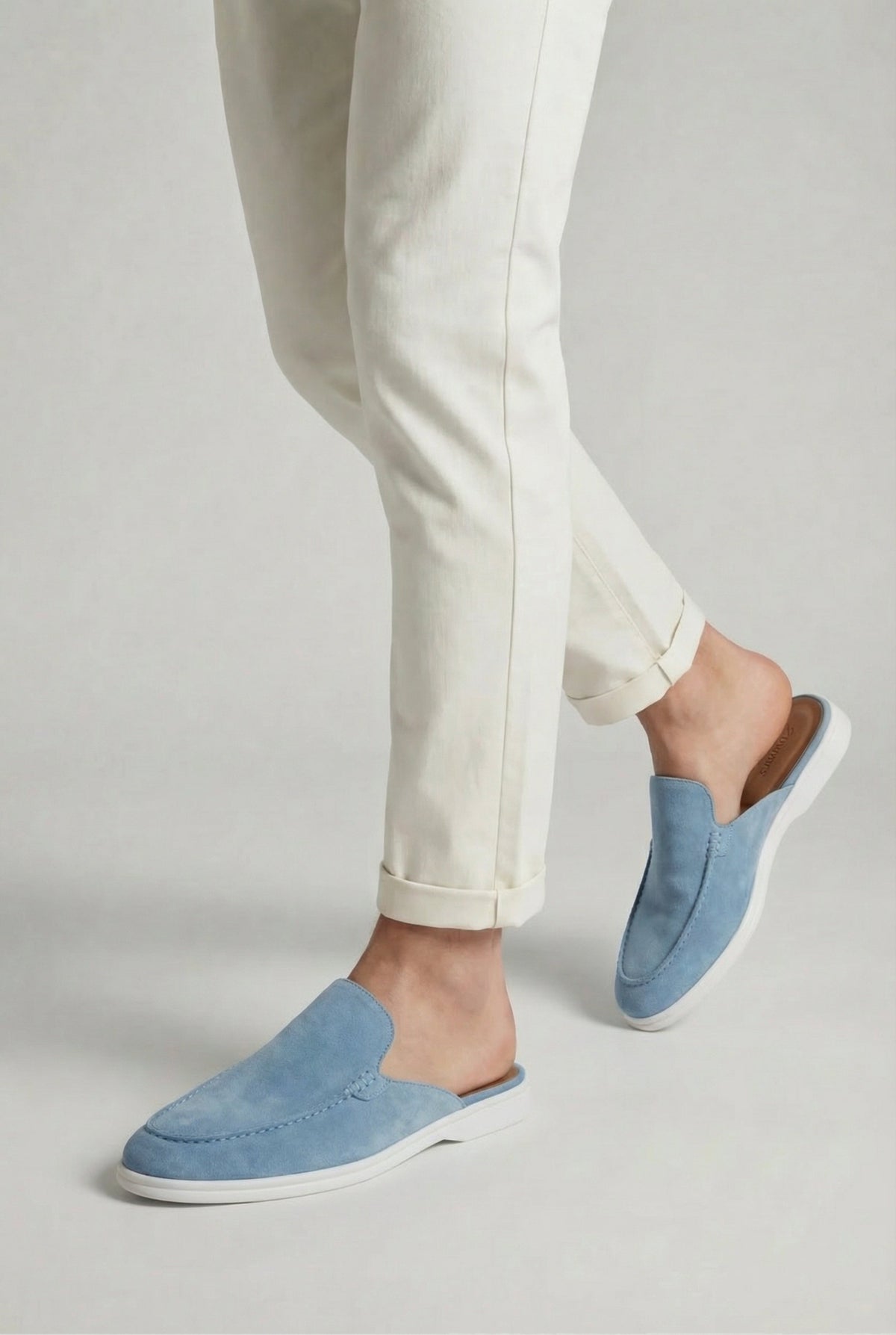 Light Blue Yacht Mule