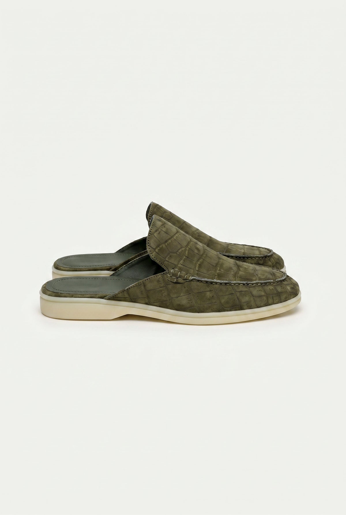 Olive Crocodile Yacht Mule