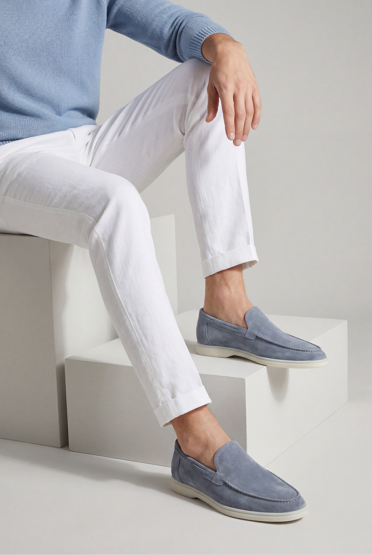 Baby Blue Yacht Loafer