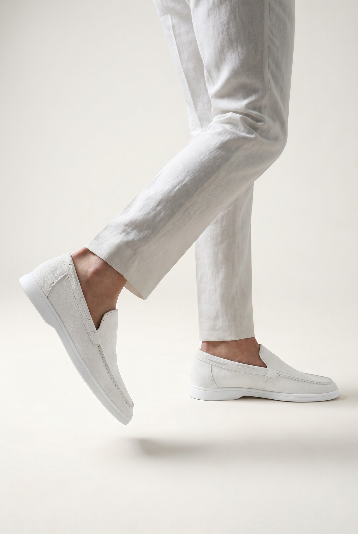 White Yacht Loafer