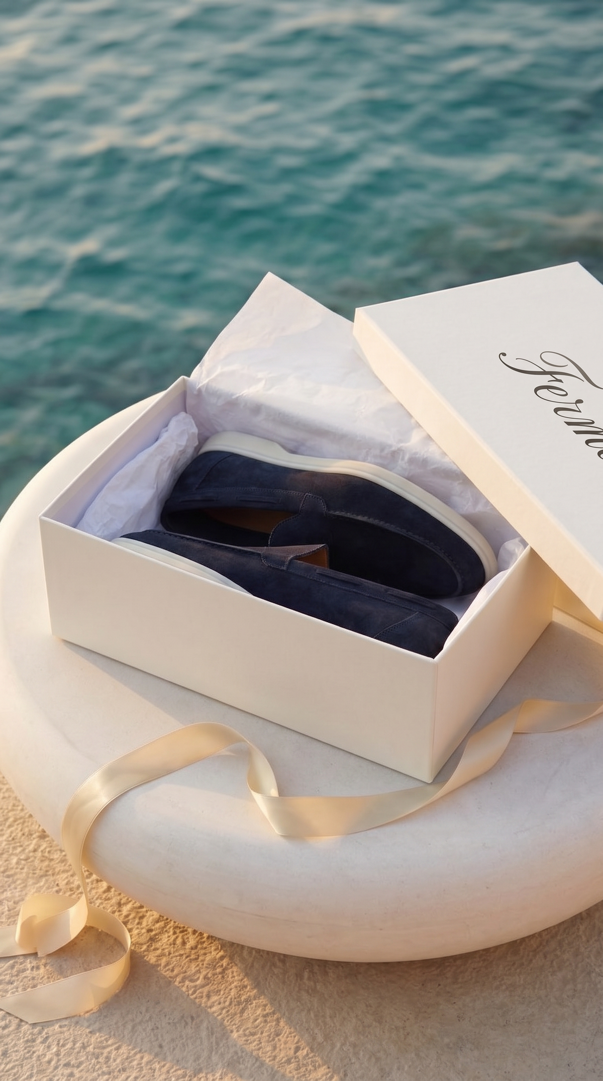 Navy Yacht Loafer