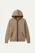 Santoni Extrafine Hoodie Cream